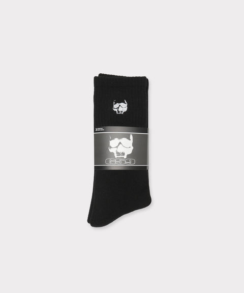 GREYFIVENINE EMBROIDERED LOGO SOCK 3-PACK (ASSORTED)