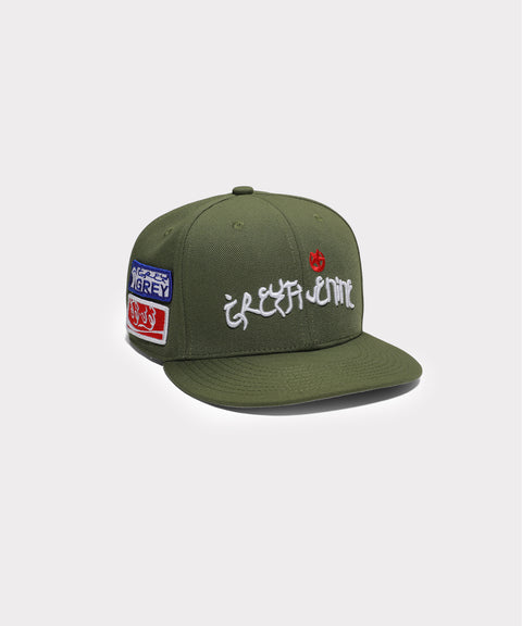G59 AFGHAN FITTED CAP (GREEN)