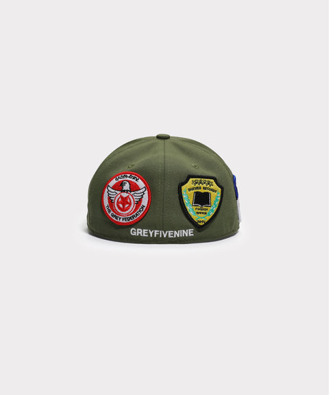 G59 AFGHAN FITTED CAP (GREEN)