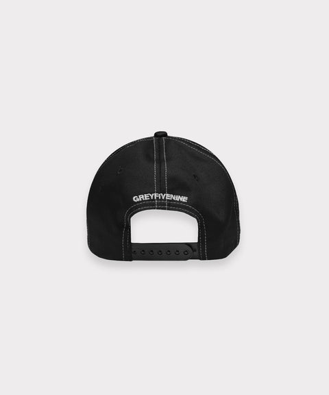 G59 5 PANEL LOGO SNAPBACK (BLACK)