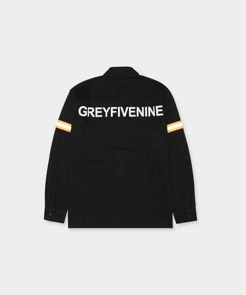 59HI-VIS WORK SHIRT (BLACK)