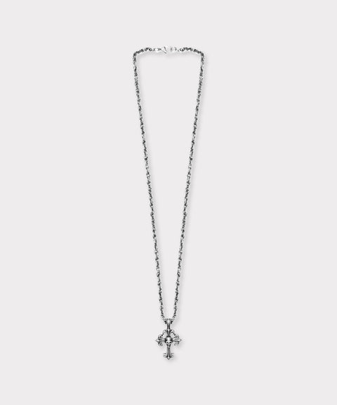 LB CHROME CROSS PENDANT