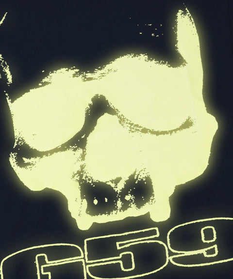 G59 SKULL LOGO GLOW HOODIE (NAVY)