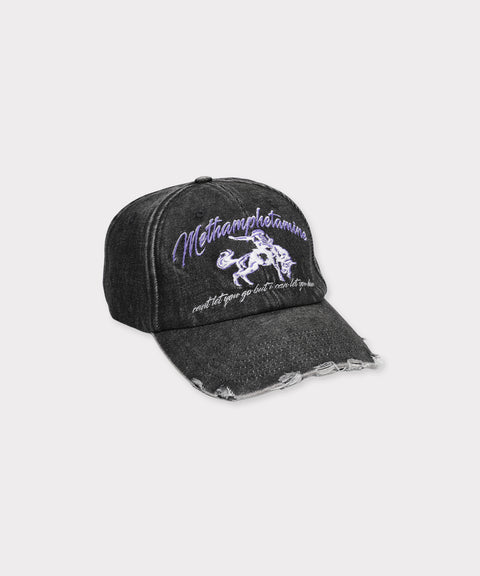 LB METHAMPHETAMINE BLUES CAP (WASHED BLACK)
