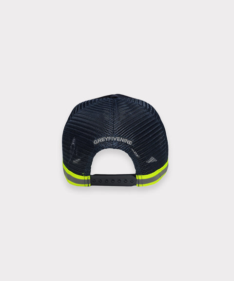 59HI-VIS TRUCKER HAT (NAVY)