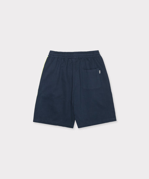 RELAXED COTTON TWILL WORK SHORT (NAVY)