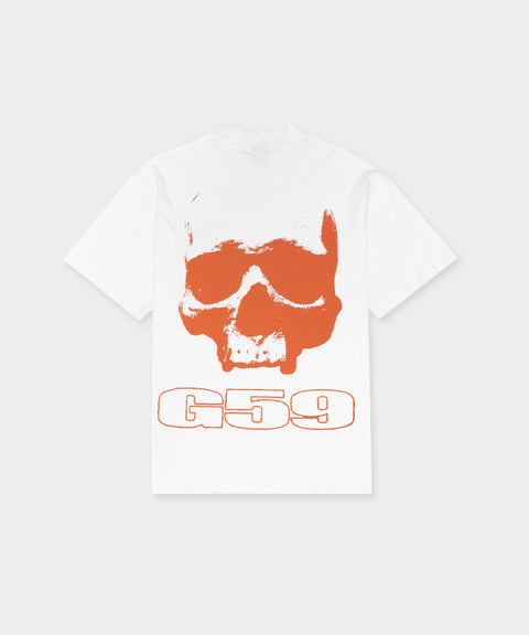 SKULL LOGO T-SHIRT (WHITE)