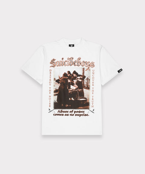 G59 ABUSE OF POWER TEE (WHITE)