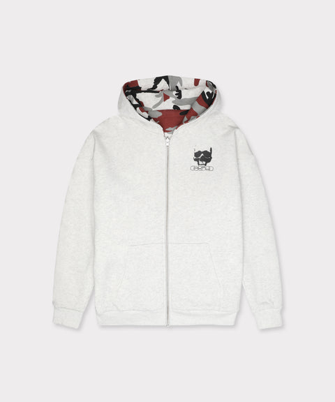 DOUBLE LAYER REVERSIBLE HOODIE (WHITE/CITY CAMO)