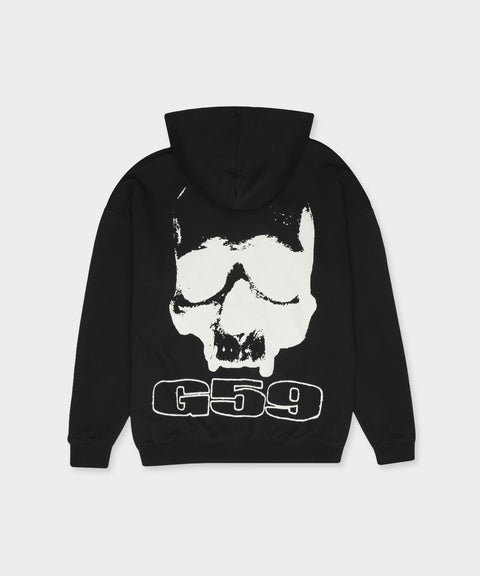DOUBLE LAYER REVERSIBLE HOODIE (BLACK/WOODLAND CAMO)