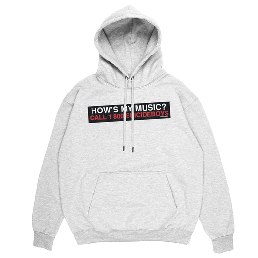 G59 BUMPER STICKER HOODIE (GREY)
