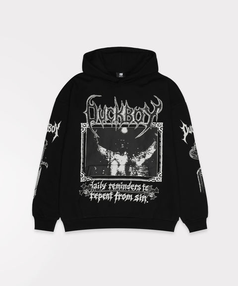 DB SLAM PULL OVER HOODIE (BLACK)