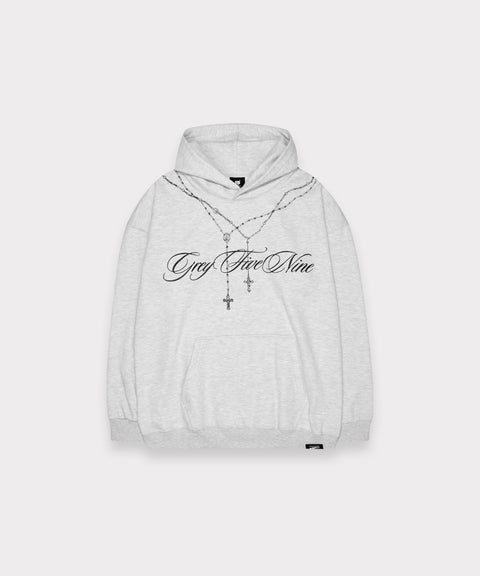 G59 ROSARY HOODIE (HEATHER GREY)