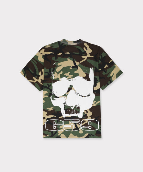 G59 LOGO TEE (WOODLAND CAMO)