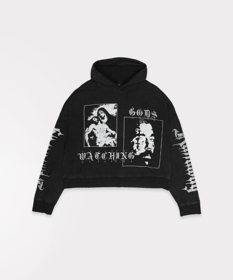LB TEARS OF WAR HOODIE (VINTAGE BLACK)