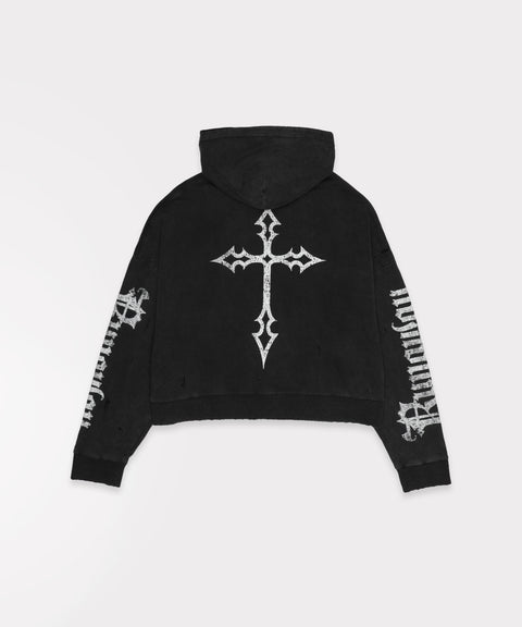 LB TEARS OF WAR HOODIE (VINTAGE BLACK)