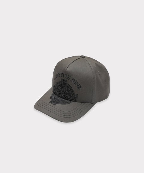 G59 TRIBAL CROSS CAP (GREY)