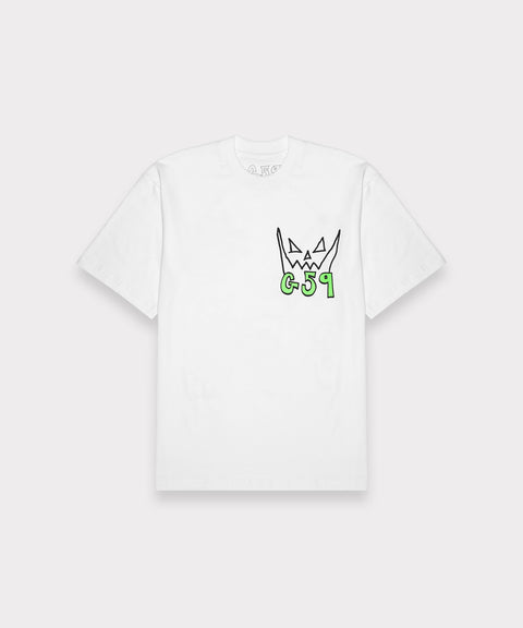G59 HAND DRAWN TEE (WHITE)