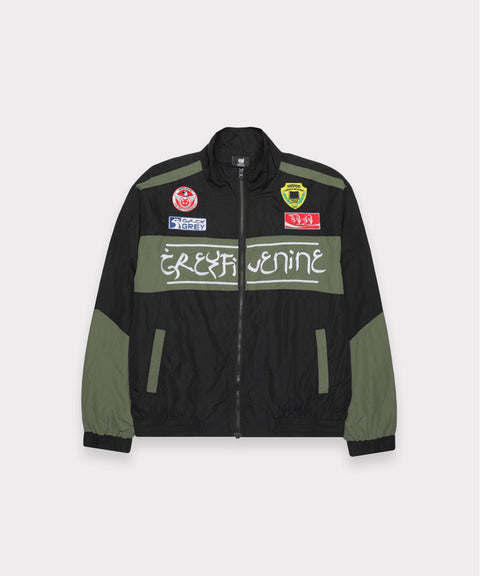 G59 AFGHAN TRACK JACKET (BLACK/GREEN)