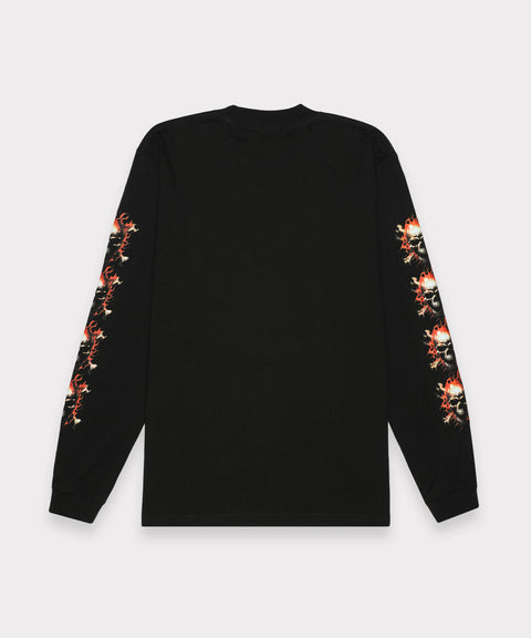 G59 PAN HEAD LONG SLEEVE T-SHIRT (BLACK)