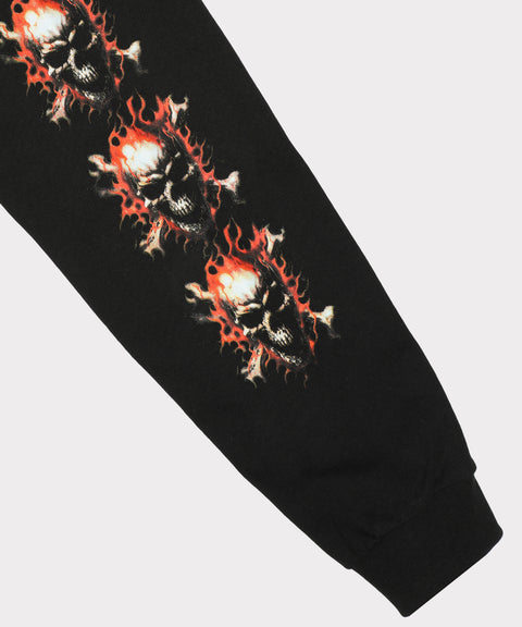 G59 PAN HEAD LONG SLEEVE T-SHIRT (BLACK)