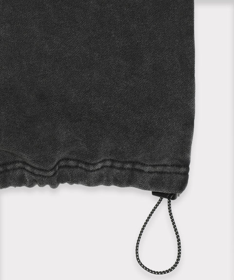 G59 DOUBLE LAYER SKULL SWEATS (WASHED BLACK)