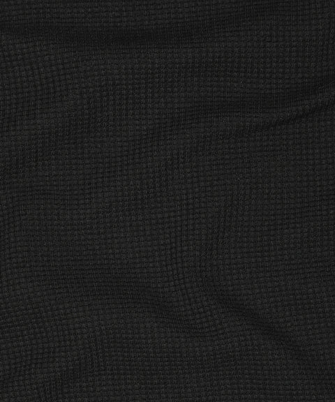 59 THRASHED THERMAL LINED ZIP UP (WASHED BLACK)