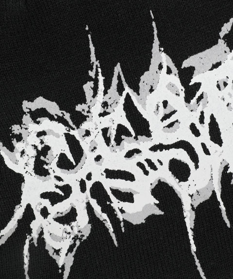 G59 VIRUS SKULLY KNIT BEANIE (BLACK)