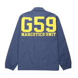 G59 NARCOTICS COACHES JACKET (NAVY)