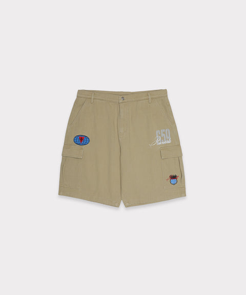 G59 GLOBAL FIVE NINE CARGO SHORTS (KHAKI)