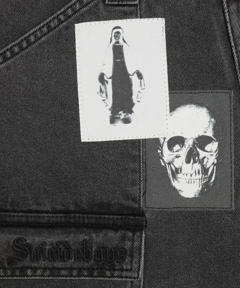G59 PROPHET CARGO SHORT (WASHED BLACK)