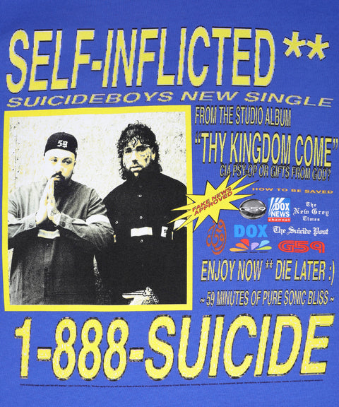 G59 SELF INFLICTED TEE (BLUE)