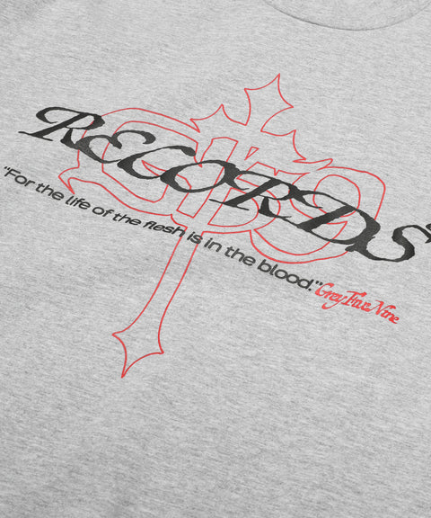 G59 FLESH AND BLOOD TEE (HEATHER GREY)