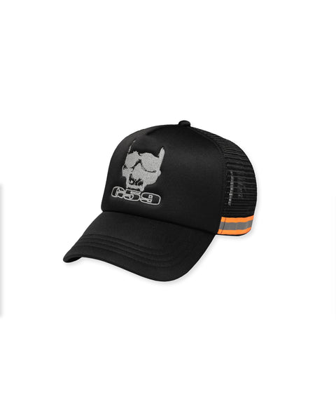 59HI-VIS TRUCKER HAT (BLACK)