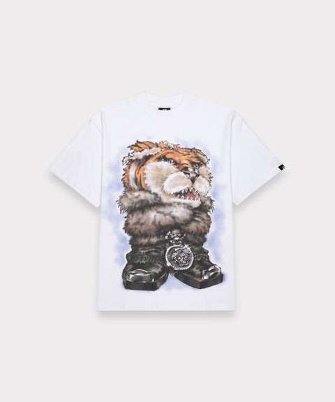 G59 GANGSTA TIGER TEE (WHITE)