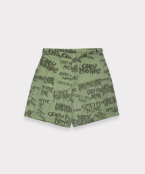 G59 HARDCORE ZIP OFF CARGO PANT (GREEN)