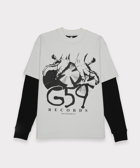 G59 MARTYR DOUBLE LAYER WAFFLE KNIT LS (GREY)