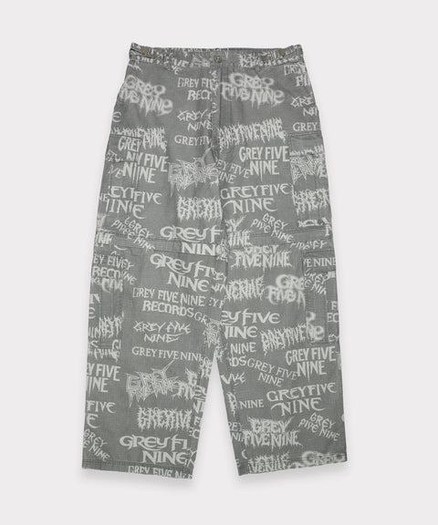 G59 HARDCORE ZIP OFF CARGO PANT (GREY)