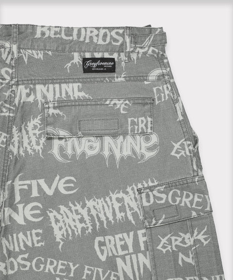 G59 HARDCORE ZIP OFF CARGO PANT (GREY)