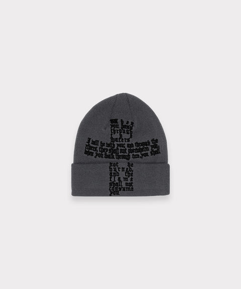 G59 MARCHING ON BEANIE (LIGHT GREY)