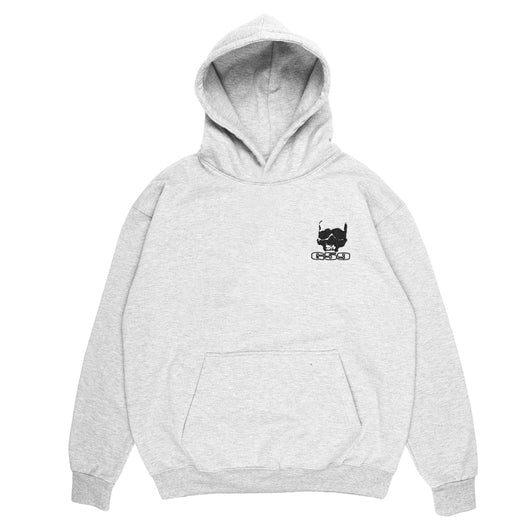 Grey logo 2025 hoodie