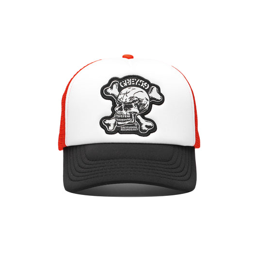 G59 BORED TO DEATH TRUCKER HAT (RED)