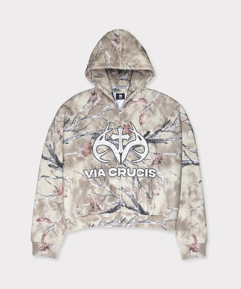 LB REAL TREE PLAYA ZIP UP (CAMO)