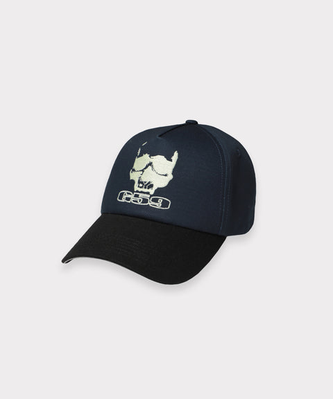 G59 5 PANEL LOGO SNAPBACK (NAVY)
