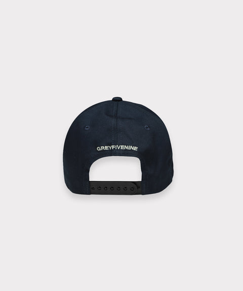 G59 5 PANEL LOGO SNAPBACK (NAVY)
