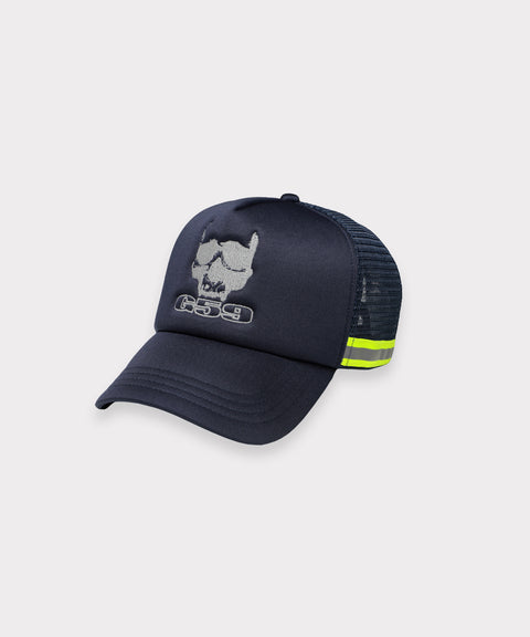 59HI-VIS TRUCKER HAT (NAVY)