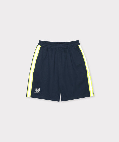 RELAXED COTTON TWILL WORK SHORT (NAVY)