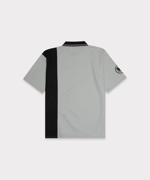 59 ZIP POLO (GREY/BLACK)