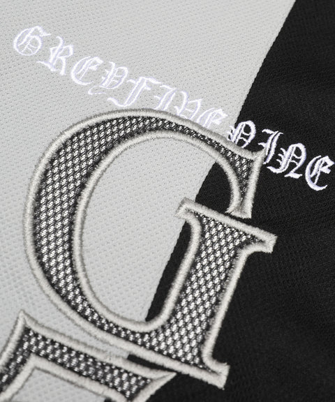 59 ZIP POLO (GREY/BLACK)