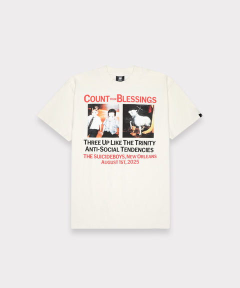 G59 COUNT YOUR BLESSINGS TEE (OFF-WHITE)